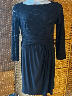 fitted lace wedding dress Amazon.com: Chaps Women's Velvet Lace Sleeve Ruched Sheath Dress, Black,  Size 14 : Clothing, Shoes & Jewelry